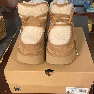 UGG Chestnut Shearling Ankle Boots